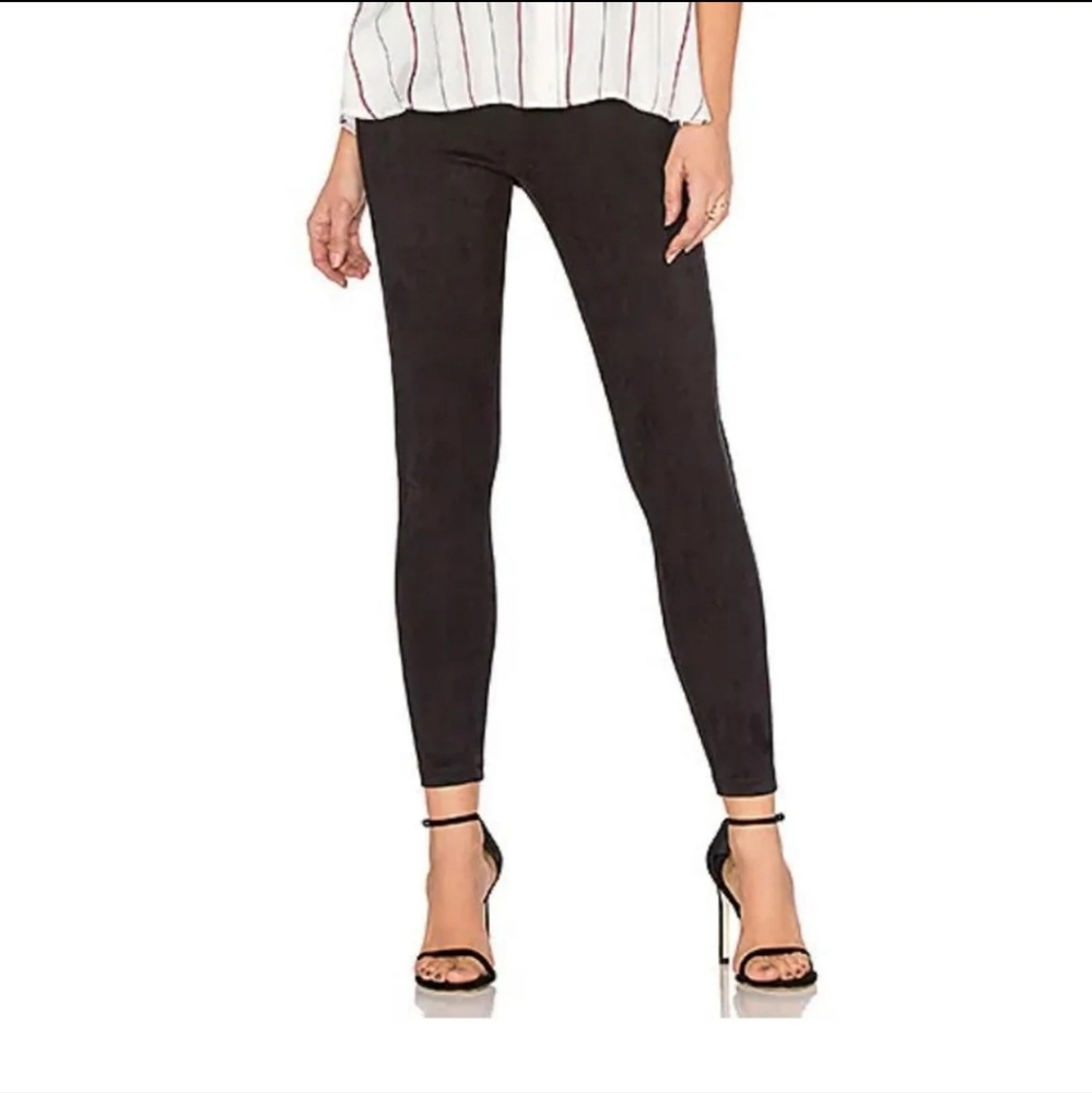 DAVID LERNER Micro Suede High Rise Legging